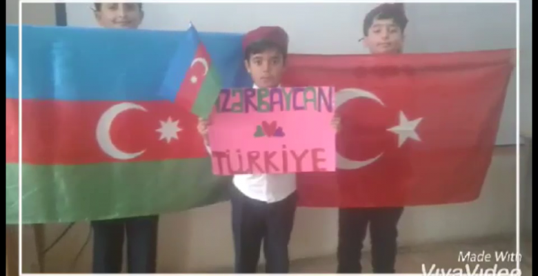 Çocuklarımıza Azerbaycan’daki Türk kardeşlerinden 23 Nisan mesajı var. (Video)
