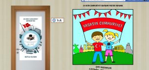 29 Ekim Cumhuriyet Bayramı Poster Boyama
