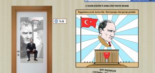 10 Kasım Atatürk’ü Anma Günü Poster Boyama