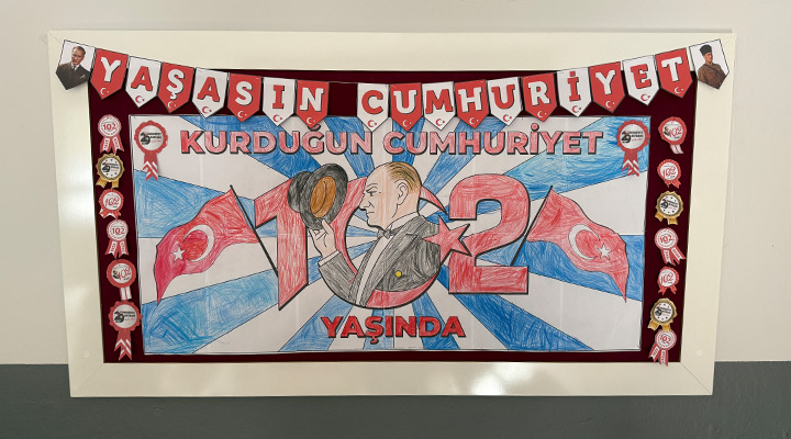 29 Ekim Cumhuriyet Bayramı Poster Boyama 29 Ekim Cumhuriyet Bayramı Poster Boyama