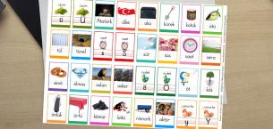 ÜSÖYDZ Ses Grubu Resimli Kelime Defter Etiketleri