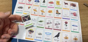 ÇBGCŞ Ses Grubu Resimli Kelime Defter Etiketleri