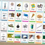 PHVĞFJ Ses Grubu Resimli Kelime Defter Etiketleri