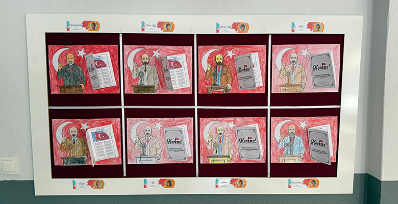 12 Mart İstiklâl Marşı Boyama Etkinliği