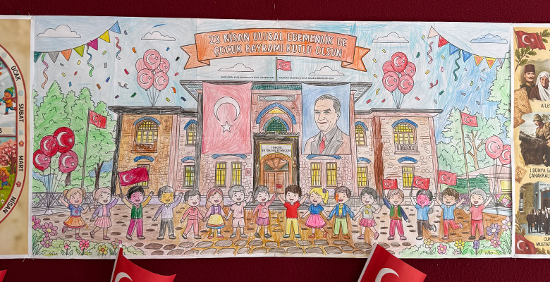 23 Nisan 2026 Poster Boyama